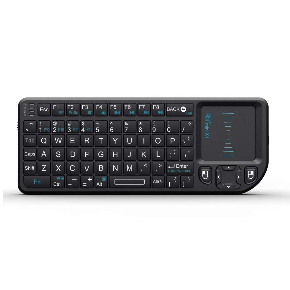 Rii Mini X1 Wireless Keyboard with Mouse Touchpad Remote Control(Open Box)