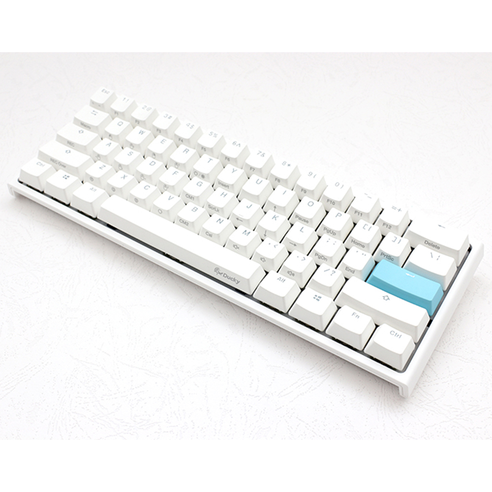 DUCKY (One 2) - Petit clavier MX Brown blanc