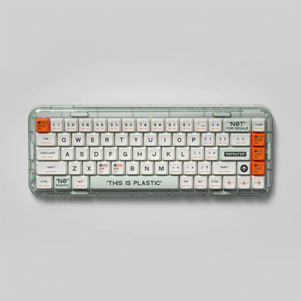 MELGEEK Mojo68 Keyboard - Plastic - Gateron Pro White