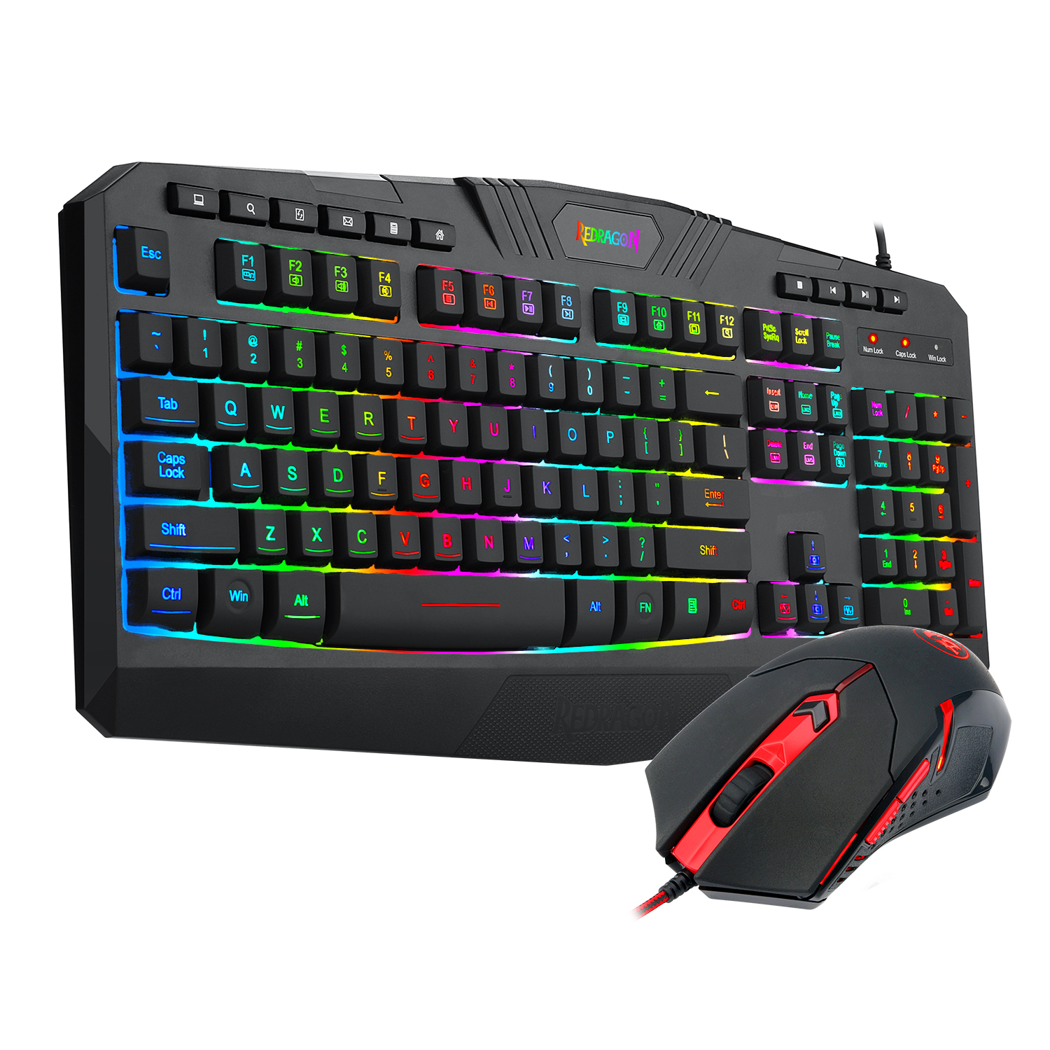 Redragon (S101-3) - Souris M601-3 + clavier K503RGB-1(Open Box)