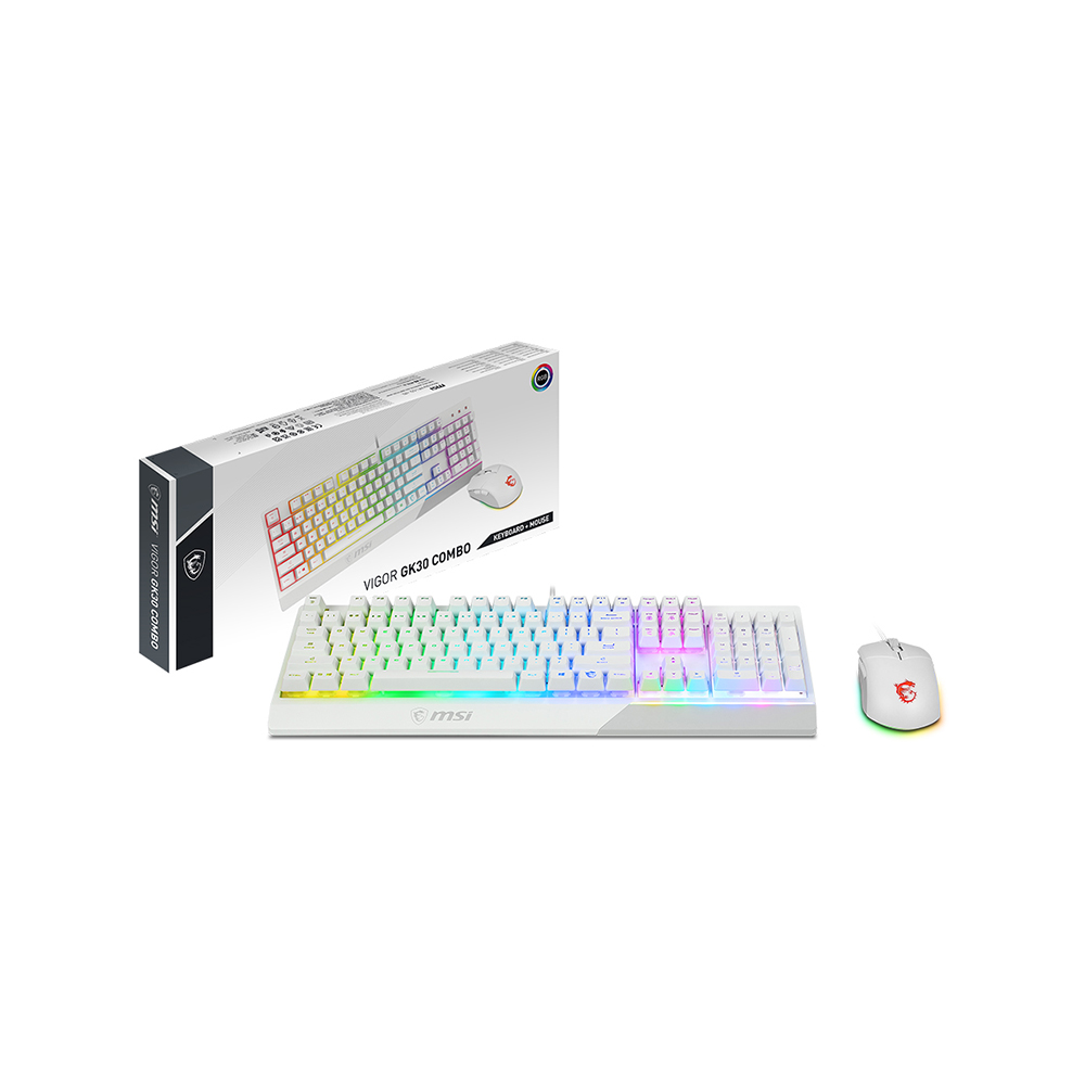 MSI (Vigor GK30) - Ensemble clavier Vigor GK30 et souris Clutch GM11(Open Box)