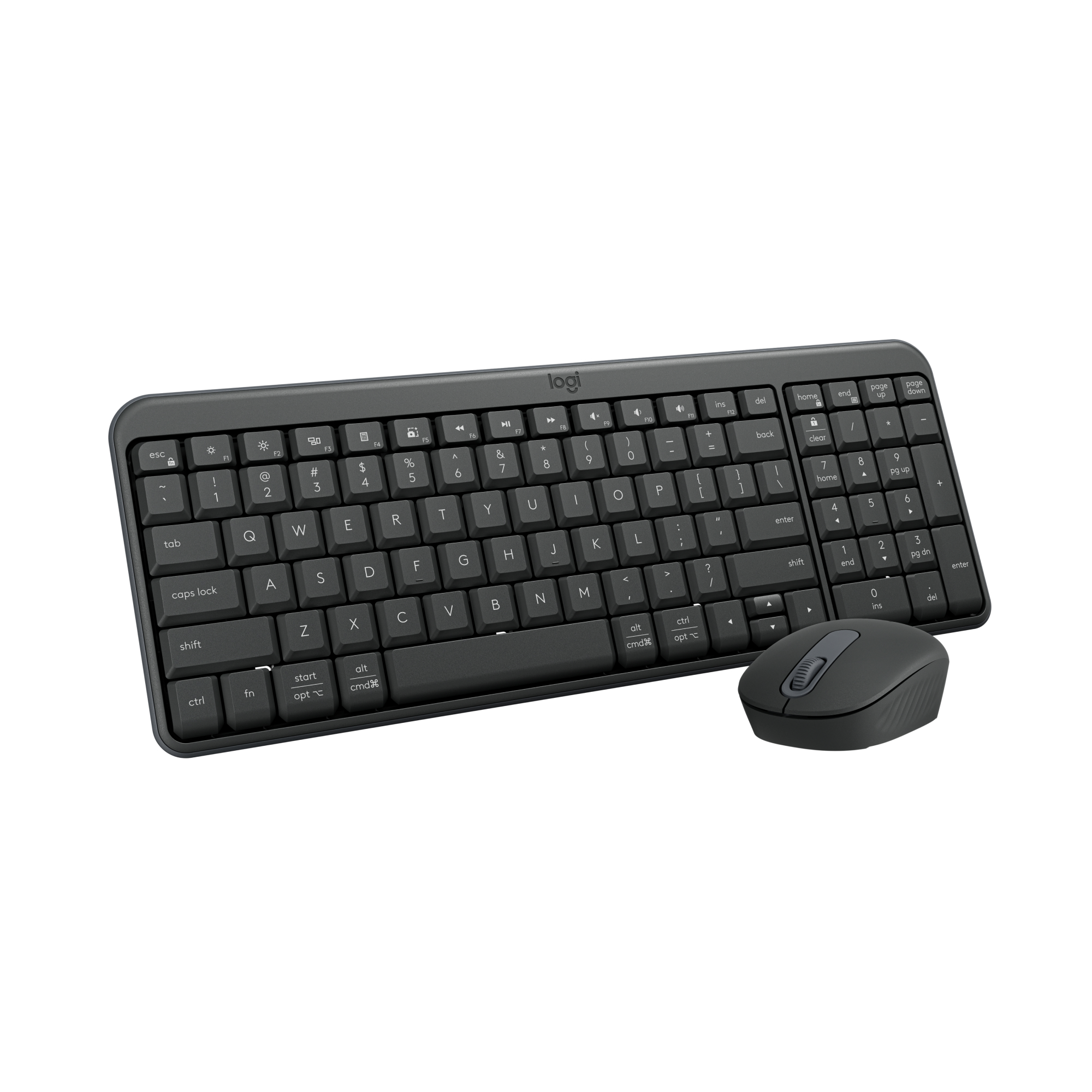 Ensemble clavier et souris Logitech MK250 Productivity (anglais) - Graphite