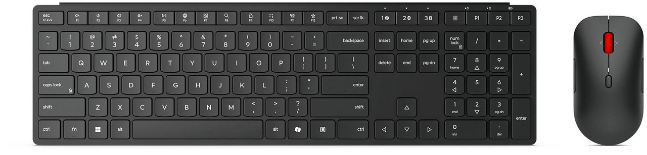 Lenovo Wireless Multi-Mode Pro Combo Keyboard and Mouse 6000 - French