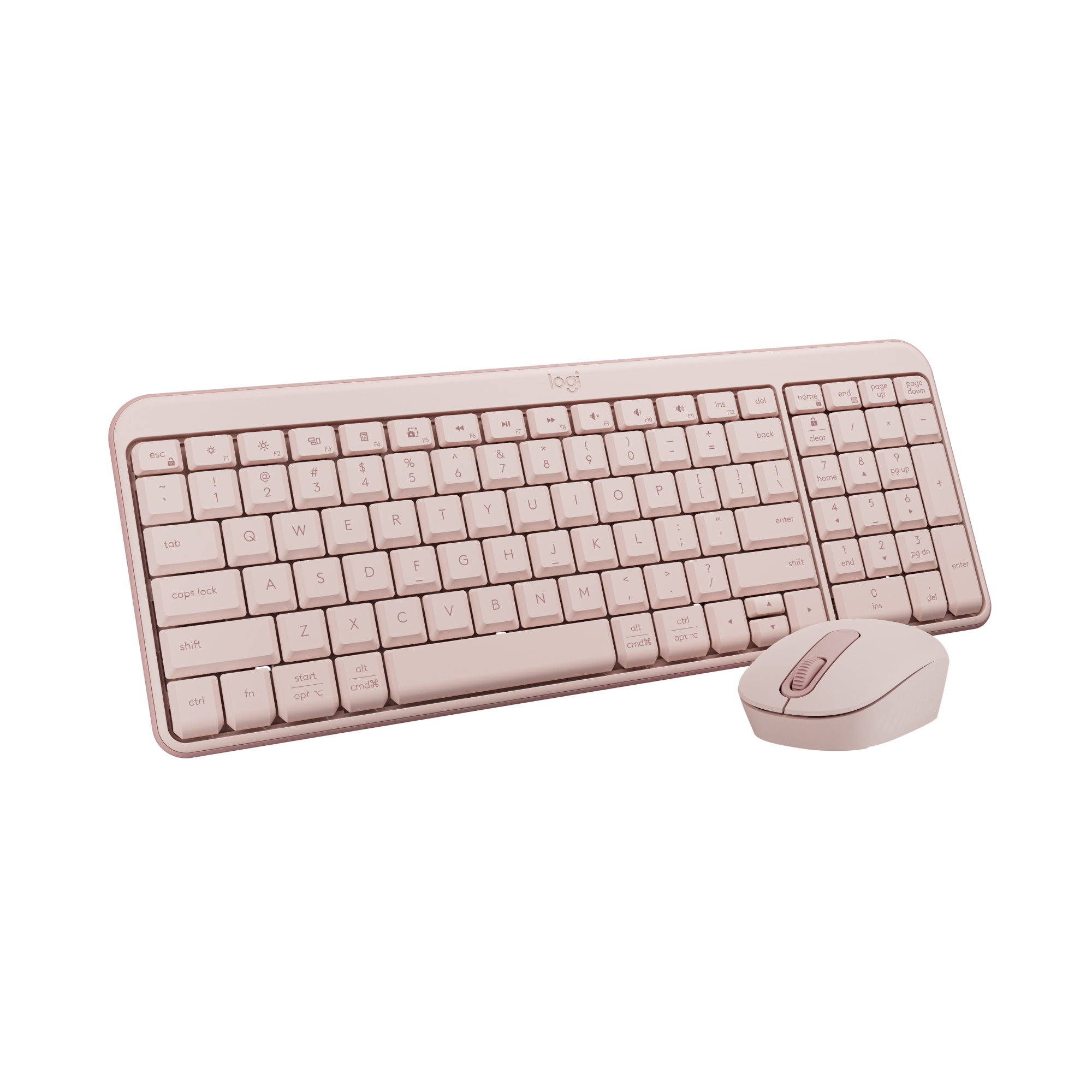 LOGITECH MK250 Productivity English Keyboard and Mouse Combo - Rose