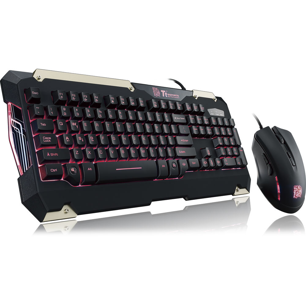 THERMALTAKE ESports Commander Combo Clavier/Souris de Jeu - Rouge(Open Box)