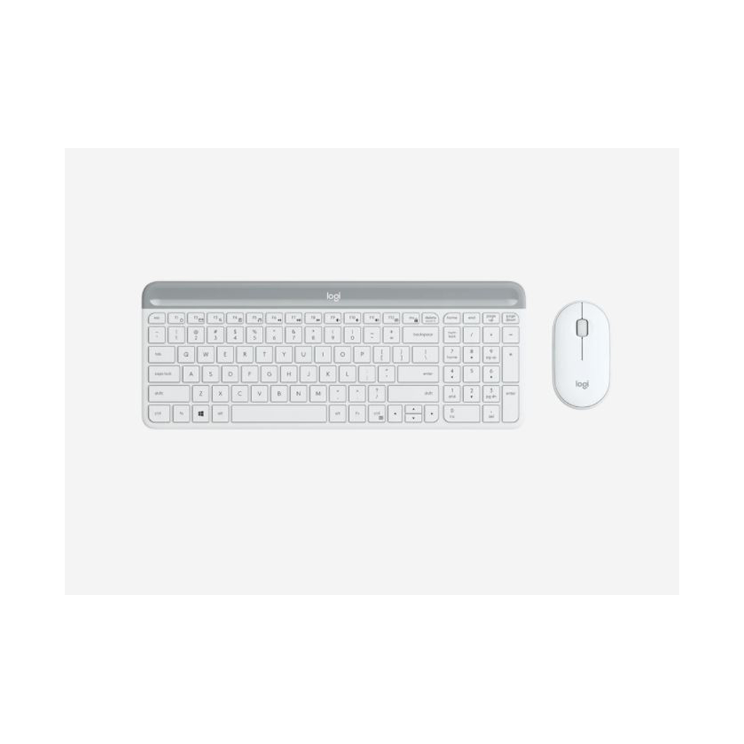 LOGITECH MK470 - Off-White Slim Wireless Keyboard and Mouse Combo
