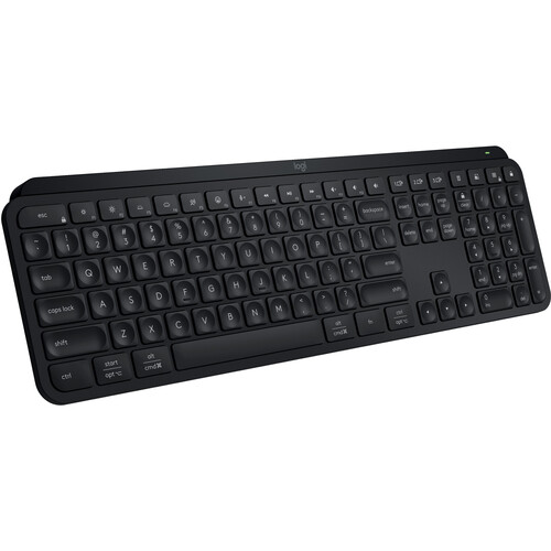 LOGITECH MX Keys S Wireless Keyboard with Quiet Typing, Programmable Keys - Black