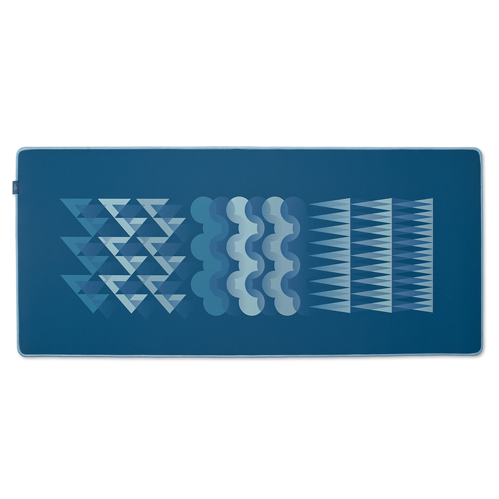 ONEOFZERO Cloth Deskpad - Triple Point - Lagoon