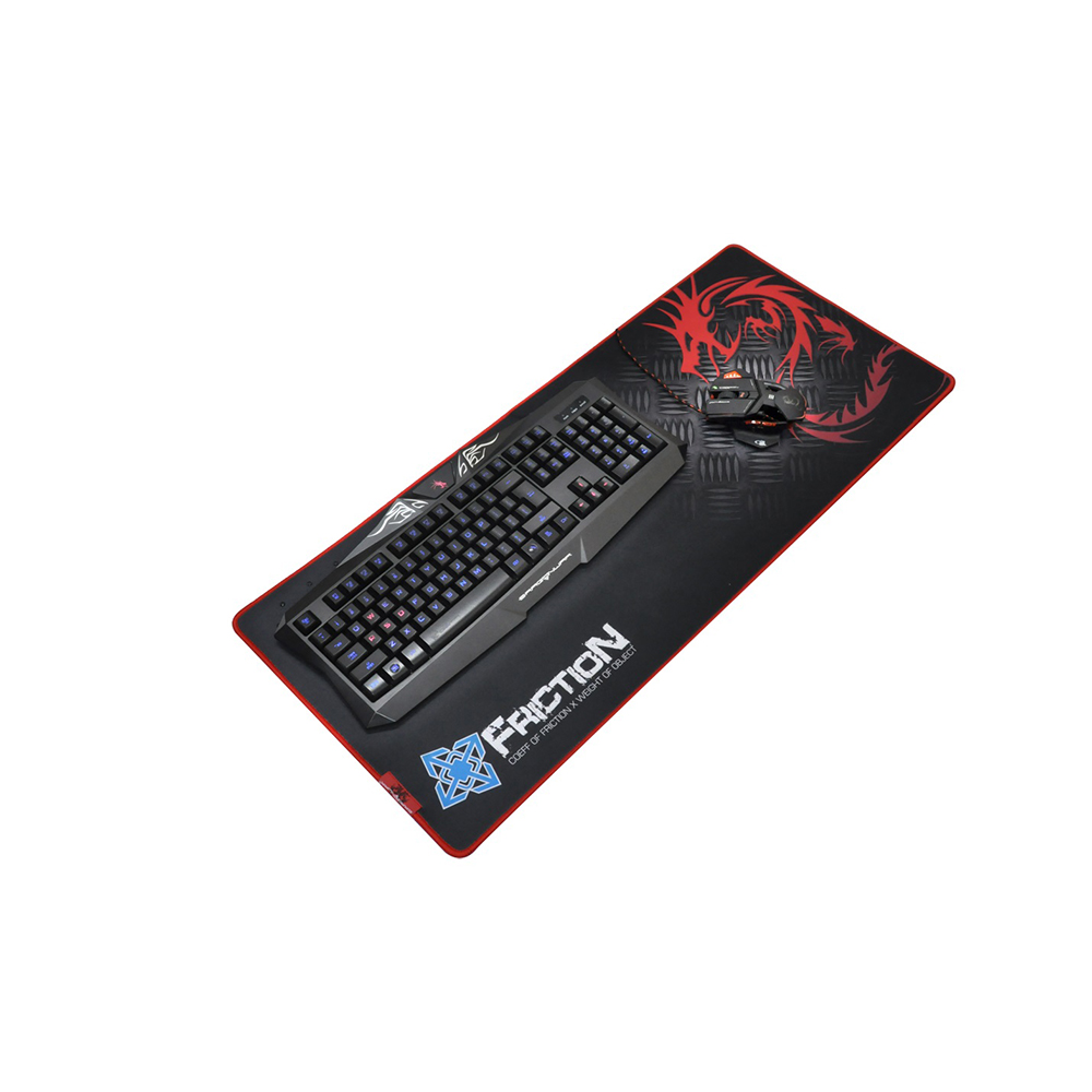 iCAN Dragon War FRICTION Keyboard Mat Mouse Mat 2-in-1