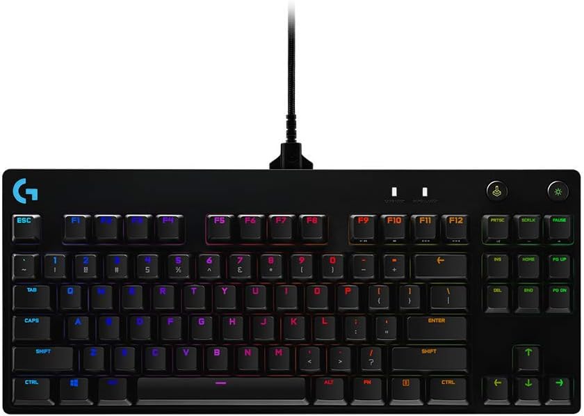 LOGITECH G PRO Tenkeyless Mechanical Gaming Keyboard - Clicky