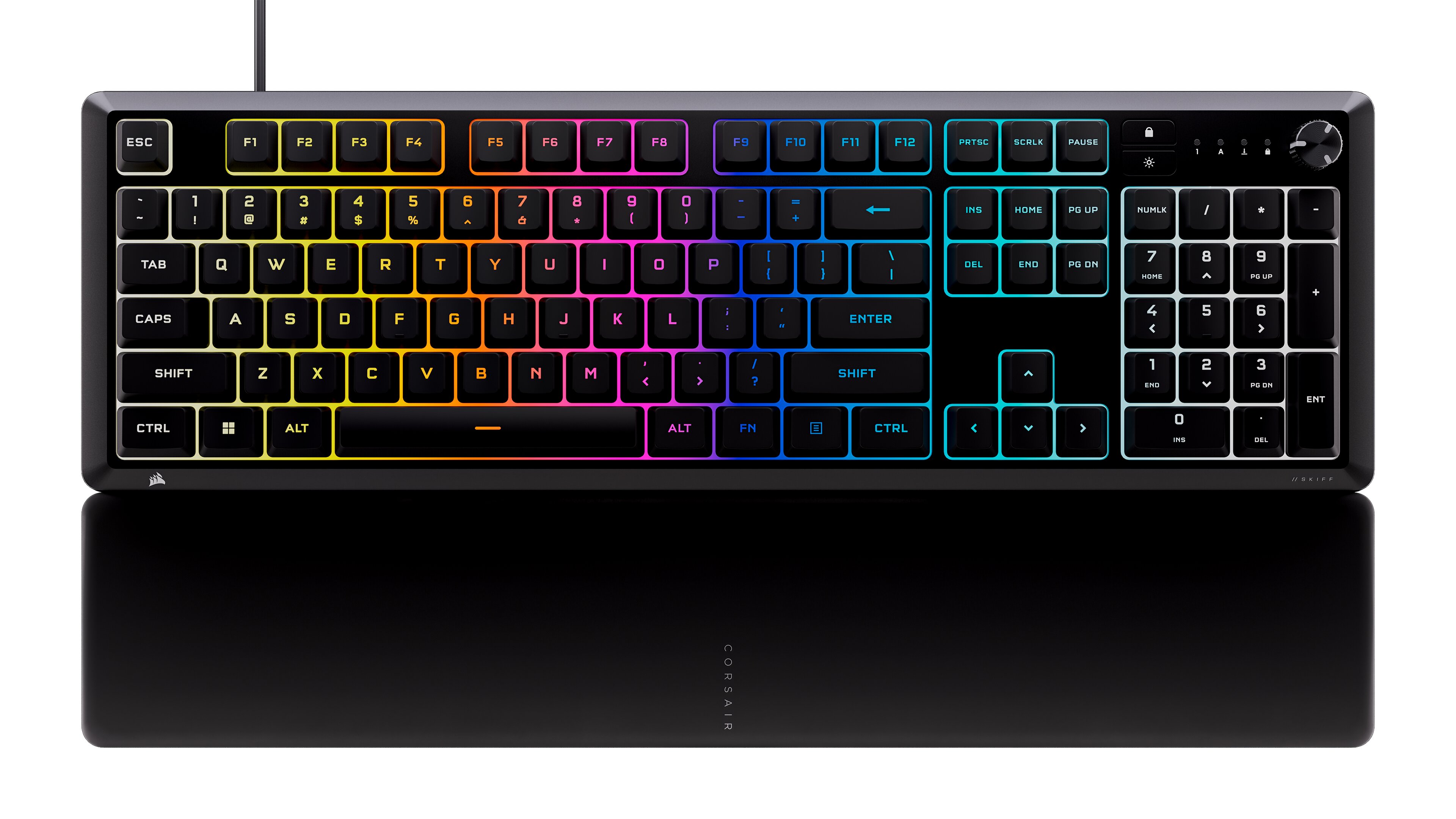 CORSAIR Skiff 100 Full Size Gaming Keyboard, Black