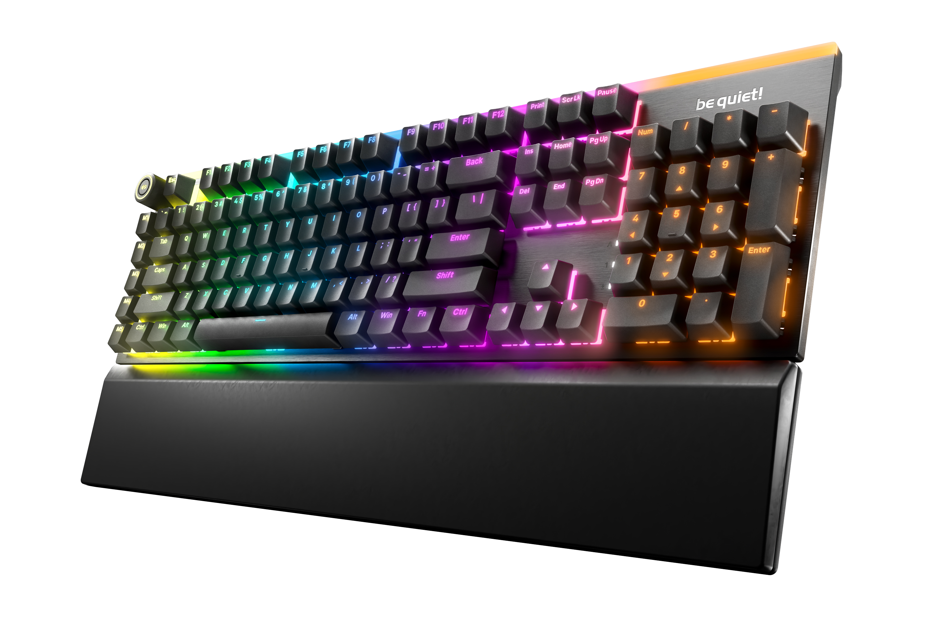 be quiet! Light Mount Gaming Keyboard, Silent Tactile Switches(Open Box)