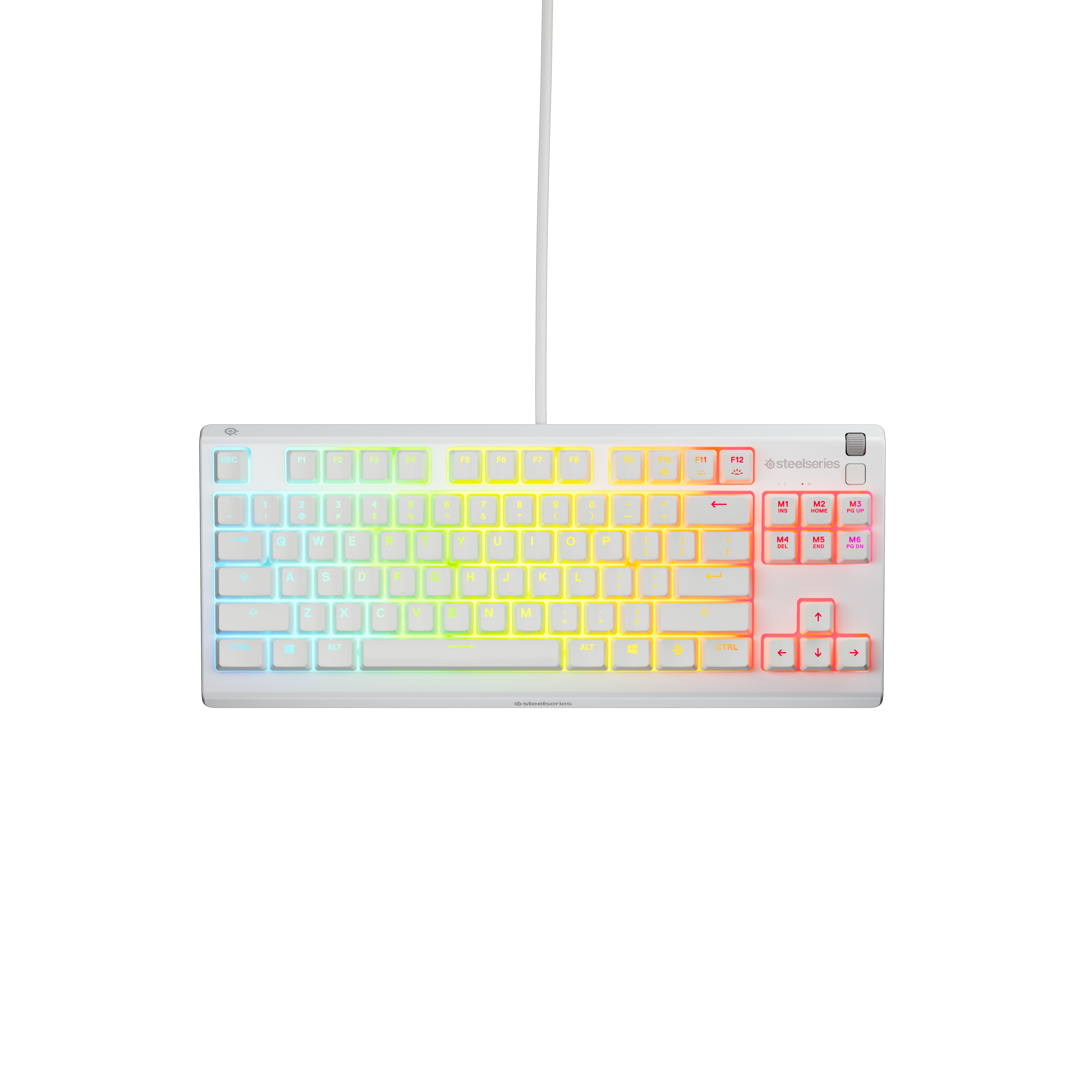 STEELSERIES Apex 3 TKL TKL (80%) Gaming Keyboard, White