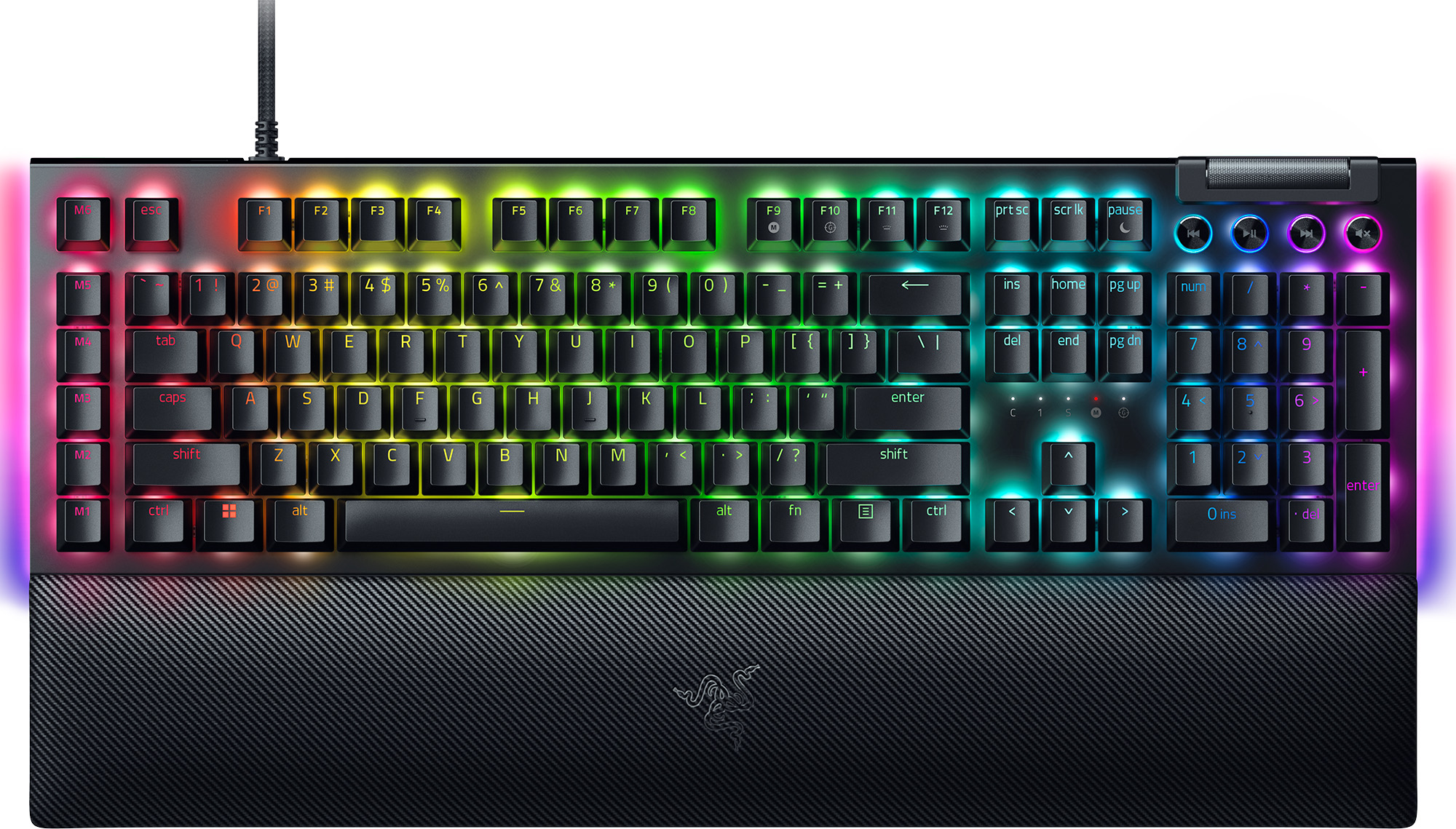 RAZER BlackWidow V4 Full Size Gaming Keyboard, Black(Open Box)