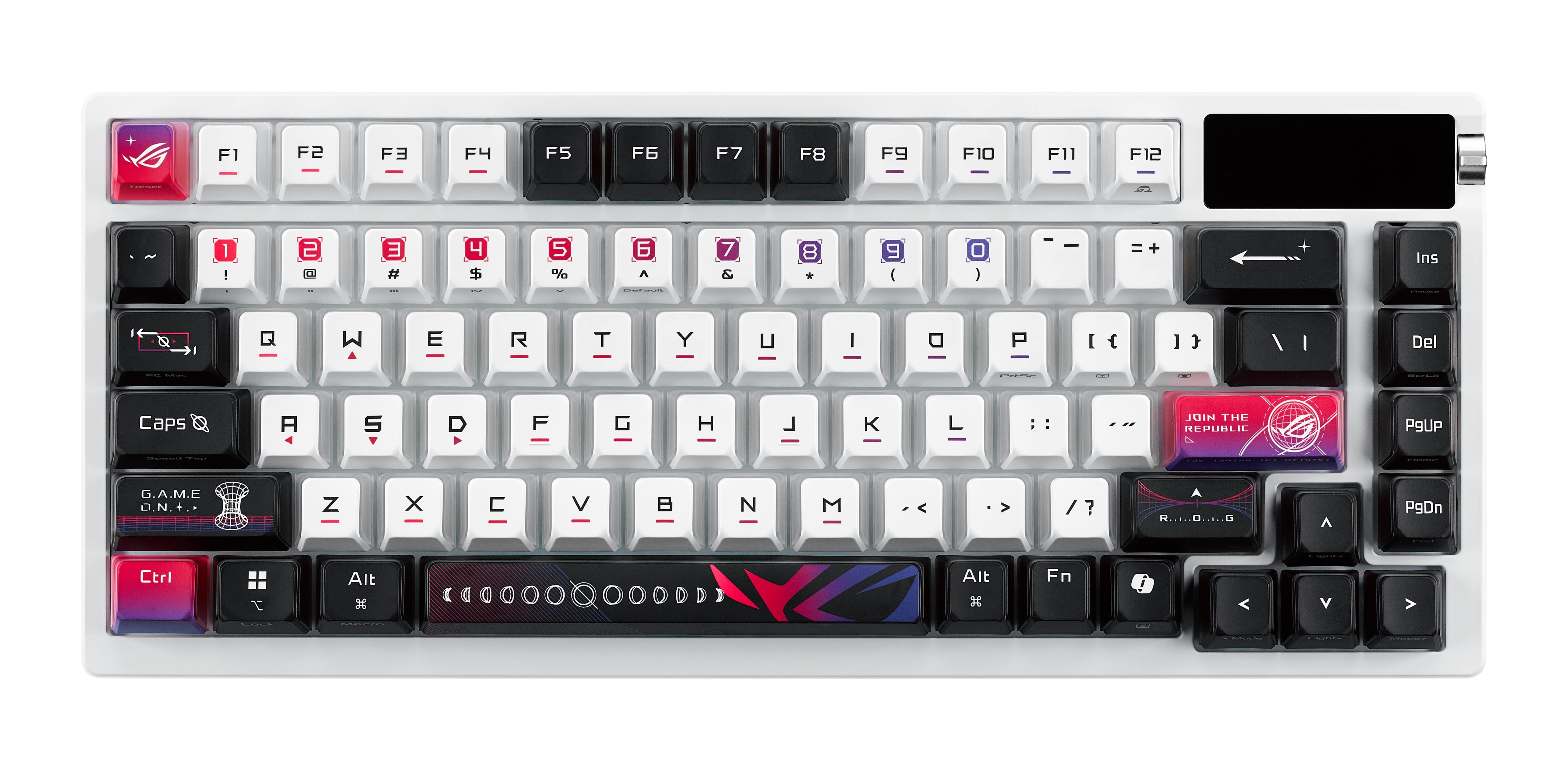 ASUS M704 ROG AZOTH X 75% Gaming Keyboard, Black - US ANSI Layout(Open Box)