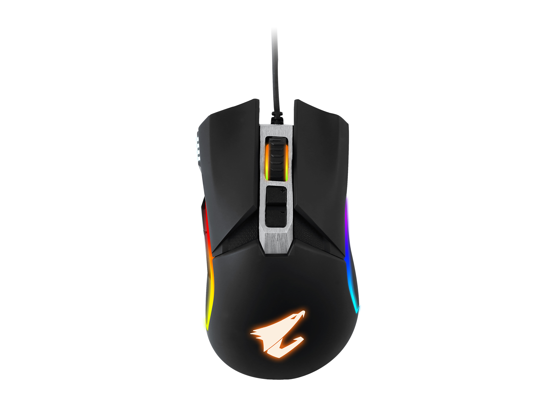 Souris de jeu filaire GIGABYTE AORUS M5, capteur optique Pixart, 16 000 DPI