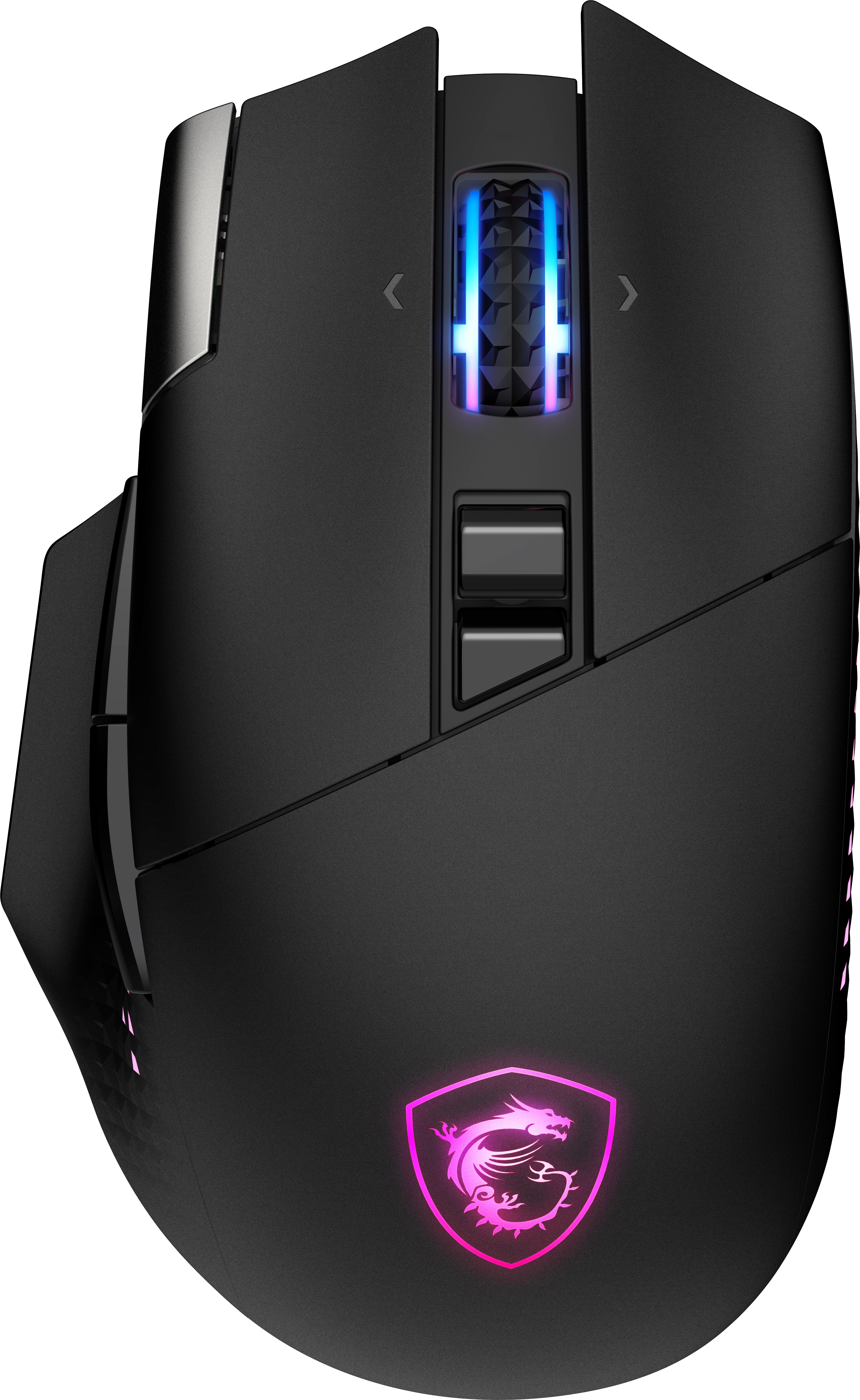 MSI VERSA PRO WIRELESS Gaming Mice - Black, 15 Buttons with 13 Programmable Buttons via MSI Center, 26000 DPI (VERSA PRO W)