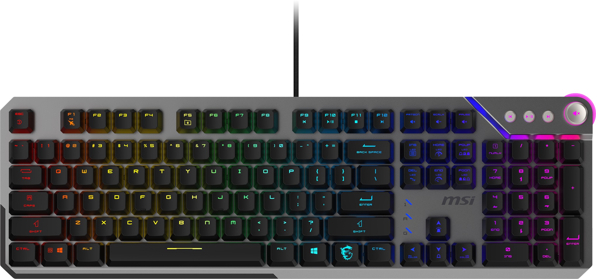MSI Strike 600 Silent US - Mechanical Keyboard- Black