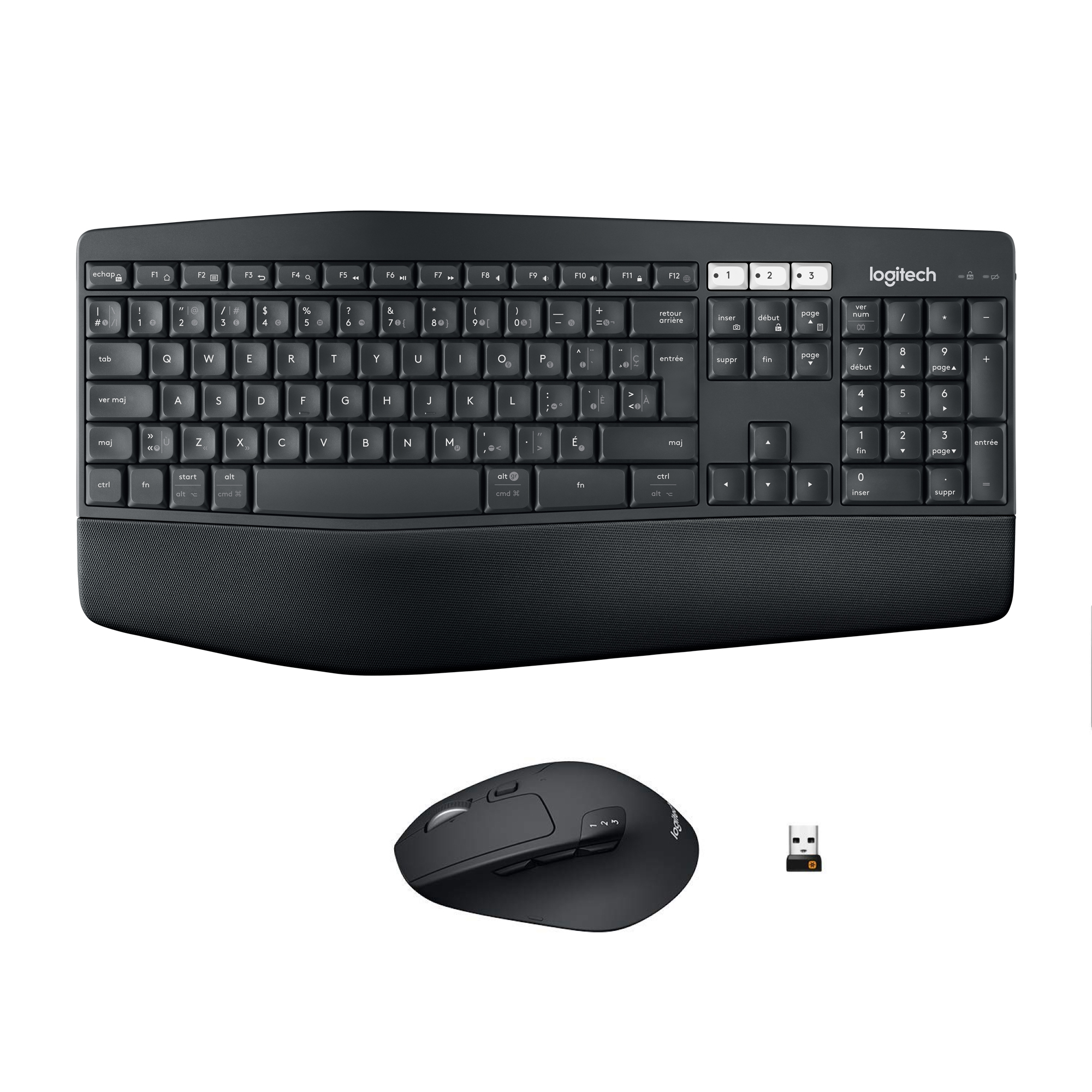 Logitech (MK850 Performance) - Ensemble clavier + souris sans fil FR