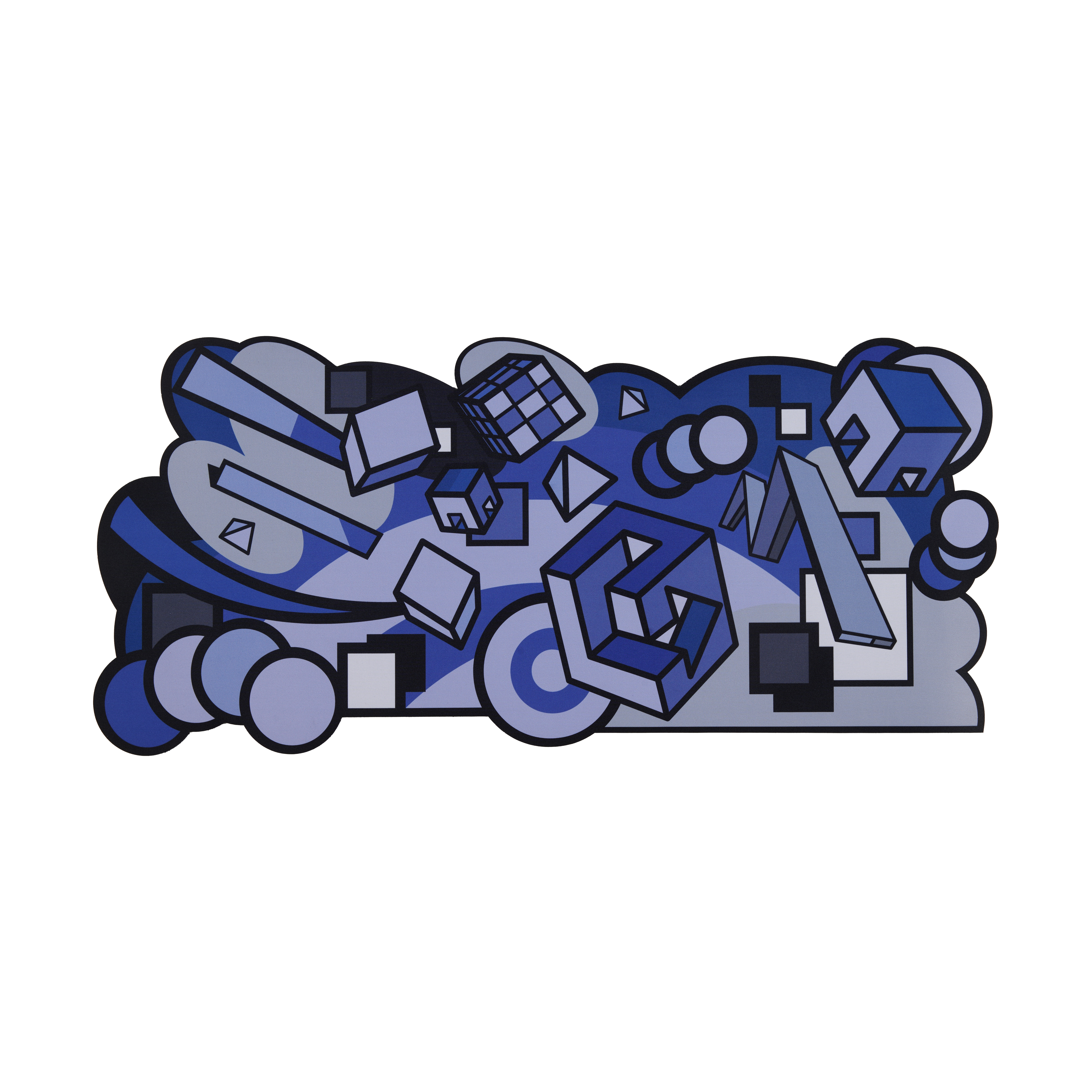 ONEOFZERO Cloth Deskpad - Artist Series - Andre Kan - Dark(Open Box)