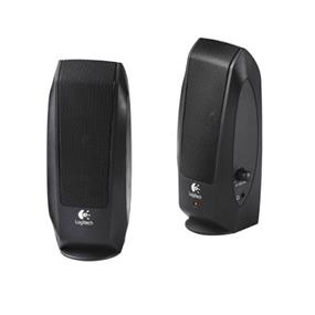 Logitech S120 (980-000012) -- 2.0 Stereo Speaker System (OEM) |2.3 watts RMS |Powered by AC outlet(Open Box)