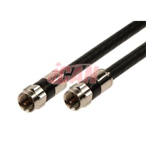 iCAN RG6 CommScope TV/Satellite Coaxial Cables Premium - 100 ft. (RG6-100CXBLK)
