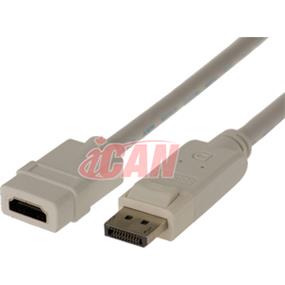 Adaptateur iCAN Premium DisplayPort mâle vers HDMI (ADP DPM-HDF-6)