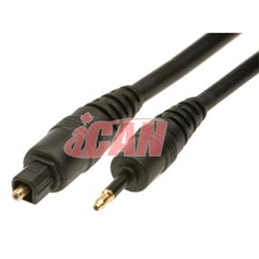 iCAN 5.0mm Toslink - Mini Optical - 6 ft. (DA TLMN52-06)