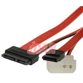 iCAN 20" SATA Data (7pin) + Power (15pin) combo cable for 2.5"/3.5" drives (PWR COMBO-SATA)(Open Box)