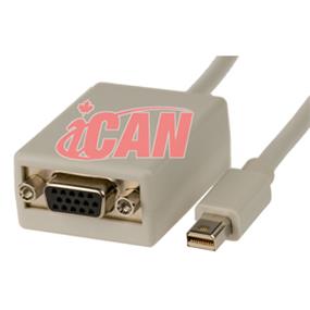 Adaptateur actif iCAN Mac Mini DisplayPort mâle vers SVGA femelle (ADP MDPM-VGAF-6)(Boîte ouverte)