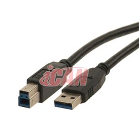 iCAN USB 3.0 Cable A/B - 3 ft. (USB3SSABMM-03)(Open Box)