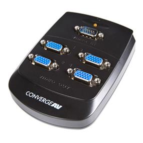 StarTech 4 Port Wall Mountable VGA Video Splitter (ST124W)