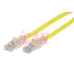 iCAN CAT6 RJ45 Patch Cable, Snagless - 25 ft. (Light Yellow) (C6ENB-025YEL)