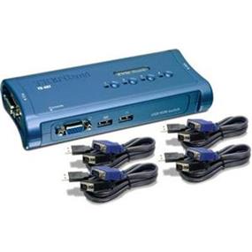 TRENDNET (TK-407K) 4-Port USB KVM Switch(Open Box)