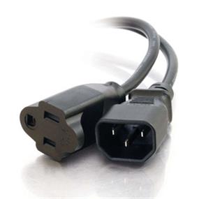 Cables To Go MONITOR POWER ADAPTER CORD- 1 ft (03147)