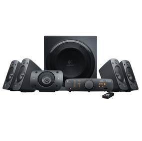 LOGITECH Z906 -- 5.1 Digital Speaker System (Retail Box) | 500 watts RMS |THX Certified |Dolby Digital & DTS |Powered by AC outlet (980-000467)