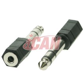iCAN 3.5mm Stereo Jack to 1/4" Stereo Plug (1 pack)