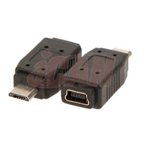 iCAN USB Mini 5 Pin Female to Micro 5Pin Male Adapter (ADP USBM5F-MCBM)