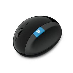 Microsoft Sculpt Ergonomic Mouse - Black  (L6V-00002) | 2.4GHz Wireless , Windows Button , BlueTrack