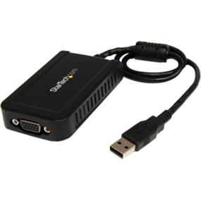 STARTECH USB to VGA External Video Card Multi Monitor Adapter - 32MB DDR SDRAM - USB (USB2VGAE3)(Open Box)