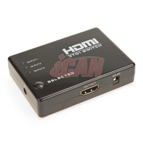 iCAN HDMI Switch 3 Inputs 1 Output (DC 5V Adapter not Includeed)