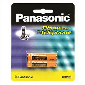 Panasonic (HHR4DPA/2B) - Paquet de 2 piles 1,2 V / 700 mAh pour système téléphonique DECT 6.0