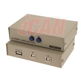 iCAN USB 1 type-A 2 Type-B Manual Switch Box (DSW USB-1A2B-2)