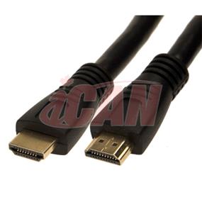 iCAN Plenum Fire Rated (FT6) HDMI 1.4 3D LAN High-Speed Cable - 25ft (HH-24CMP14E-025)