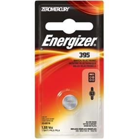 ENERGIZER 395 1.5V Silver-Oxide Button Cell Battery Zero Mercury 1 Pack (395BPZ)