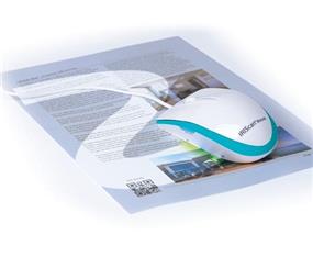 IRISCAN Mouse Executive - All-In-One Scanner Mouse - White and Blue (458075)