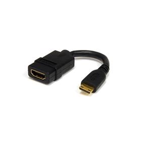 StarTech High Speed HDMI® Adapter Cable - HDMI to HDMI Mini- F/M - 5IN (HDACFM5IN)