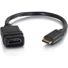 Cables To Go HDMI Mini Male to HDMI Female Adapter Converter Dongle (41356)
