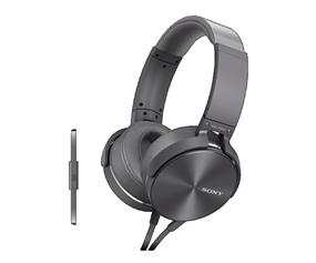 Sony MDR-XB950AP - Extra Bass On-Ear Headphones | 40mm Dynamic Dome Drivers | Bass Boosting Acoustic Design | Universal Smartphone In-Line Remote(Open Box)