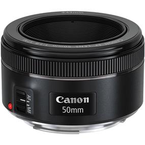 CANON EF 50mm f/1.8 STM Lens | Optimized Lens Coatings | STM AF Motor Supports Movie Servo AF | Manual Focus Override | Metal Lens Mount | Rounded 7-Blade Diaphragm | Minimum Focus Distance: 14"